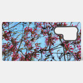 Coque Samsung Galaxy Boucles de fleurs roses sur un arbre (Verso Horizontal)