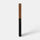 Coque Samsung Galaxy Bouclier avec épées croisées sur Brown (Côté gauche)