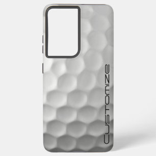 Coque Samsung Galaxy Boule de golf avec texte personnalisé