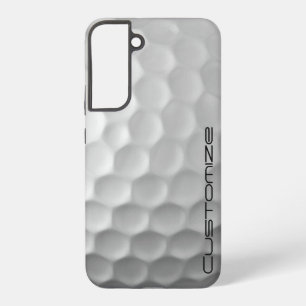 Coque Samsung Galaxy Boule de golf avec texte personnalisé