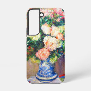 Coque Samsung Galaxy Bouquet de chrysanthèmes et un éventail japonais