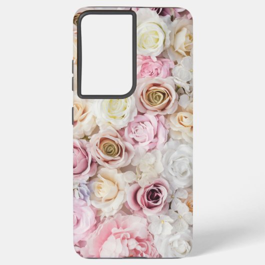 Coque Samsung Galaxy Bouquet de fleurs (Verso)