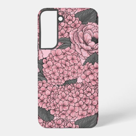 Coque Samsung Galaxy Bouquet floral en rose (Verso)