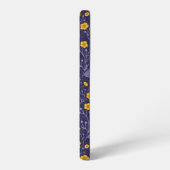 Coque Samsung Galaxy Boutons jaunes et violets (Côté gauche)