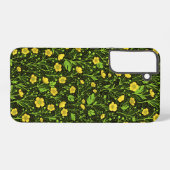 Coque Samsung Galaxy Boutons sur noir (Verso Horizontal)