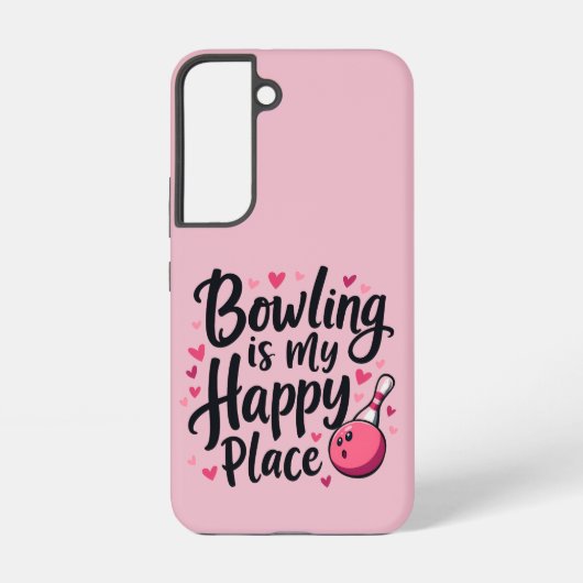 Coque Samsung Galaxy Bowling Lover Cute Retro Aesthetic Sports Design (Verso)