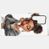 Coque Samsung Galaxy Braided Glam Girl (Verso Horizontal)
