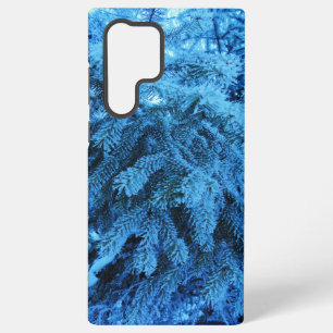 Coque Samsung Galaxy Branches d'épinette recouvertes de neige et de gel