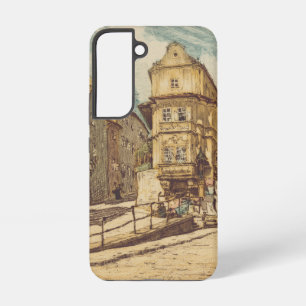 Coque Samsung Galaxy Bratislava par Richard Lux siècle Eau-forte coloré
