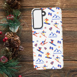 Coque Samsung Galaxy Bridger Bowl Canyon Montana Ski Snowboard Motif<br><div class="desc">Un drôle de motif de ski hivernal pour la station de ski Bridger Bowl à Bridger Canyon,  Bozeman,  Montana,  États-Unis,  Amérique du Nord. Idée cadeau idéale pour les amateurs de sports d'hiver : ski,  snowboard,  freestyle,  ski de fond,  saut à ski.</div>