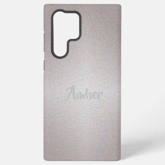 Coque Samsung Galaxy Brillant d'Argent (Verso)
