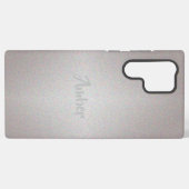 Coque Samsung Galaxy Brillant d'Argent (Verso Horizontal)