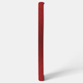 Coque Samsung Galaxy Brillant métal rouge texture acier inoxydable look (Côté gauche)