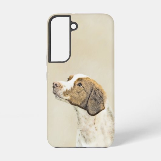 Coque Samsung Galaxy Brittany Peinture - Cute Original Chien Art (Verso)