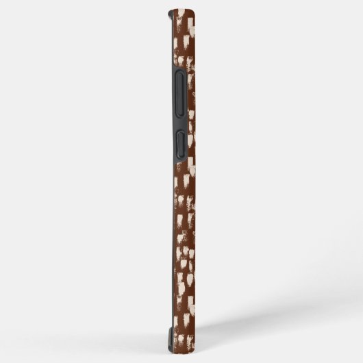 Coque Samsung Galaxy Brown Cream Beige Abstract Pattern (Côté droit)