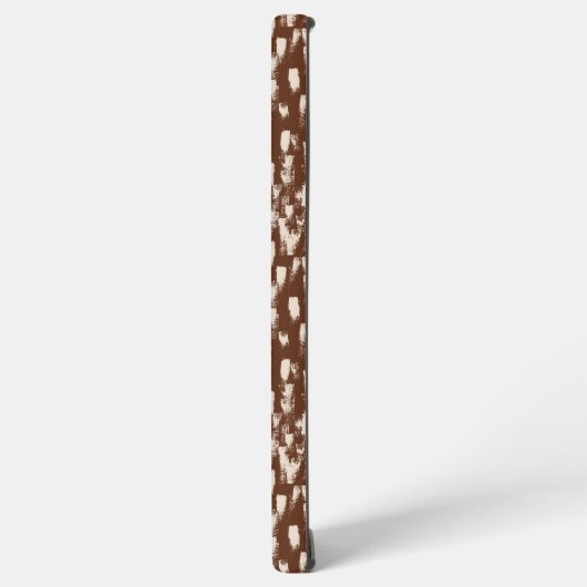 Coque Samsung Galaxy Brown Cream Beige Abstract Pattern (Côté gauche)