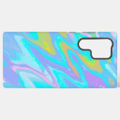 Coque Samsung Galaxy Bubblegum Marble Texture Liquid Paint Mixture (Verso Horizontal)