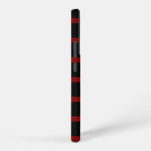 Coque Samsung Galaxy Buffalo Check Rouge et Noir Lumberjack Plaid Decor (Côté droit)