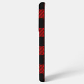 Coque Samsung Galaxy Buffalo Check Rouge et Noir Lumberjack Plaid Decor (Verso Horizontal)
