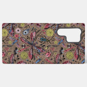 Coque Samsung Galaxy Bugs de Doodle sur mocha brown (Verso Horizontal)