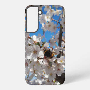 Coque Samsung Galaxy Bumblebee sur la fleur de cerisier sauvage
