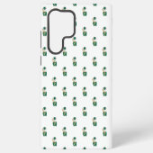 Coque Samsung Galaxy Bunny Trombone Player Green Marching Band Pattern (Verso)
