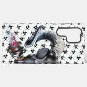 COQUE SAMSUNG GALAXY BW ! AVERTISSEMENT BIOHAZARD ! CRÂNE (Verso Horizontal)