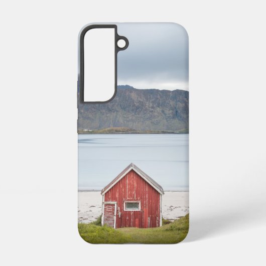 Coque Samsung Galaxy Cabine rouge Ramberg Lofoten (Verso)