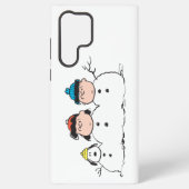 Coque Samsung Galaxy cacahuètes | 3 Personne Snowman (Verso)