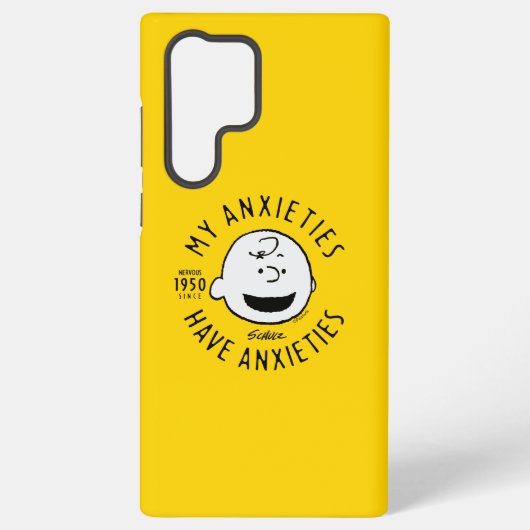 Coque Samsung Galaxy cacahuètes | Charlie Brown Nervous depuis 1950 (Verso)