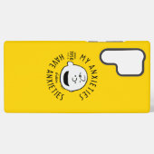 Coque Samsung Galaxy cacahuètes | Charlie Brown Nervous depuis 1950 (Verso Horizontal)