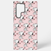 Coque Samsung Galaxy cacahuètes | Coeurs de snoopy (Verso)