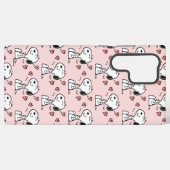 Coque Samsung Galaxy cacahuètes | Coeurs de snoopy (Verso Horizontal)