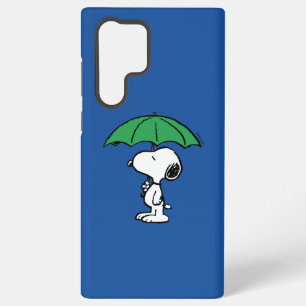 Coque Samsung Galaxy cacahuètes   Parapluie vert Snoopy