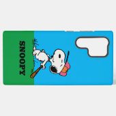 Coque Samsung Galaxy cacahuètes | Snoopy at Bat (Verso Horizontal)