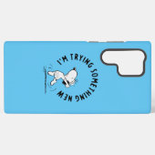 Coque Samsung Galaxy cacahuètes | Snoopy Essayer Quelque Chose De Nouve (Verso Horizontal)
