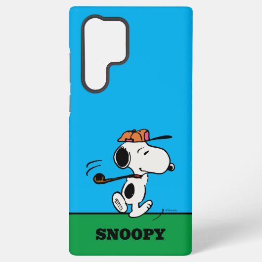 Coque Samsung Galaxy cacahuètes | Snoopy Golf Swing (Verso)