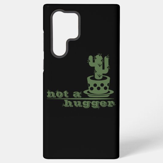 Coque Samsung Galaxy Cactus Pas un gros cactus drôle dire (Verso)