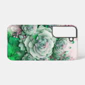 Coque Samsung Galaxy Cactus vert et rose Succulent (Verso Horizontal)