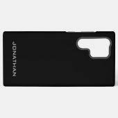Coque Samsung Galaxy Cadeaux Élégant moderne Monogramme Nom Meilleur te (Verso Horizontal)