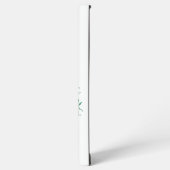 Coque Samsung Galaxy Cadre rond fleuri avec fleurs roses (Côté gauche)