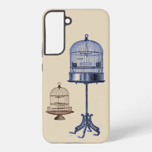 Coque Samsung Galaxy Cages à oiseaux vintage