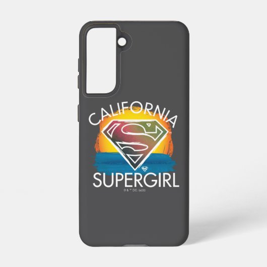 Coque Samsung Galaxy California Supergirl Sunset Graphic (Verso)