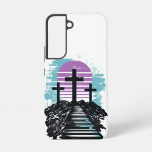 Coque Samsung Galaxy Calvaire Golgotha c'est fini Moderne chrétien
