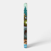 Coque Samsung Galaxy Camion Monster Vert dans la forêt (Côté gauche)