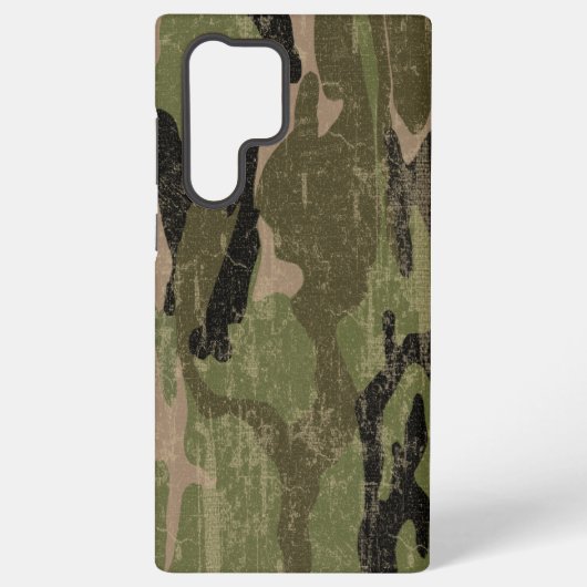 Coque Samsung Galaxy Camo Vert Défraîchi (Verso)
