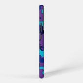 Coque Samsung Galaxy Camouflage Bleu foncé et Violet (Côté droit)