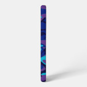 Coque Samsung Galaxy Camouflage Bleu foncé et Violet (Côté gauche)