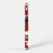 Coque Samsung Galaxy Camouflage rouge et gris, Militaire, Armée (Côté droit)