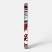 Coque Samsung Galaxy Camouflage rouge et gris, Militaire, Armée (Côté gauche)